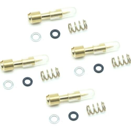 4 Carburetor Pilot Air Mixture Screws for SUZUKI VX800 1990-1996 VS600 Intruder 600 1995-1997 TU250 1997-2001 Repair Parts