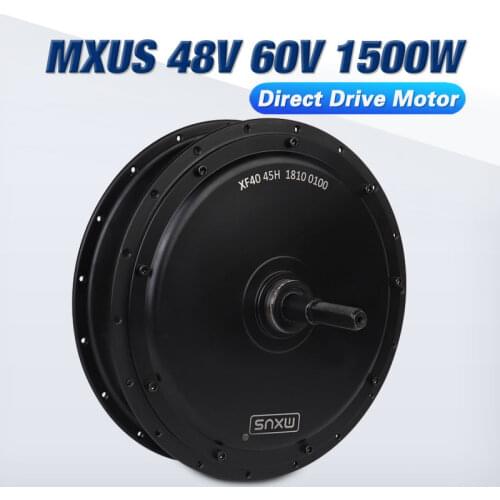 48V 60V 1500W 3T Direct Drive Brushless Hub Motor E-bike Motor Rear Wheel Drive MXUS Brand XF40 45H