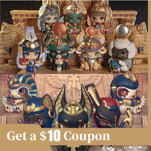 8CM Blind Box Aaru Garden Egypt Yalu Kindergarten Mystery Toys Anime Figures Cute Desktop Model Home Decore for Girl Gift