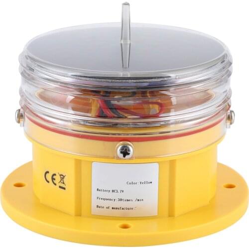 Solar Power Sidelight IP68 Waterproof LED Ship Marine Dock Barge Safety Beacon Flashing Light 360 degree Lighting New Arrivals