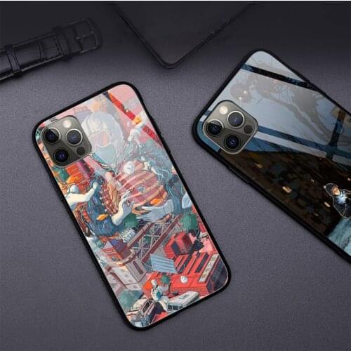 The other side of the weird world Phone Case Tempered Glass For iPhone 12 Pro Max Mini 11 Pro XR XS MAX 8 X 7 6S 6 Plus SE case