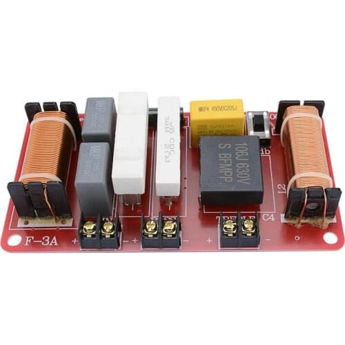 AIYIMA 1Pc Audio 2 Way Crossover Speaker Frequency Divider 400W Tweeter Bass Stage KTV Professional Sound Speaker Fliter