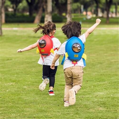 Child Mini Schoolbags 3D Cartoon Rocket Cute Baby Girl Backpacks Small Kids Shoulder Bags Students Toddler Bags Gift for Boy