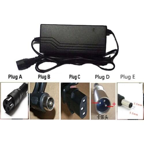 Electric Bicycle 54.6V 2A Battery Charger for Birdie Ebike 48v lithium ion battery With US EU Plug