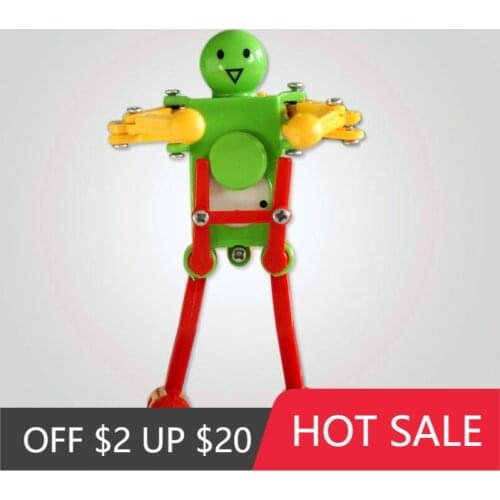 1Pcs Simplicity Series Humorous Funny Twisted Ass Dancing Wind Up Smile Robot Toys Creative Classic Make Baby Happy Toy