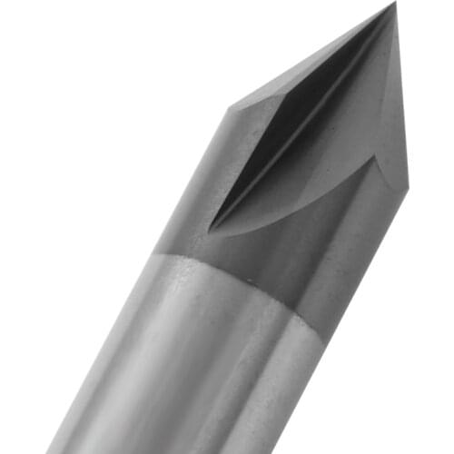 ZGT Endmills 60 90 120 Degree Coated 3 Flute Chamfering Milling Cutter Metal Carbide Chamfer End Mills 3mm 4mm 5mm 6mm 8mm 10mm