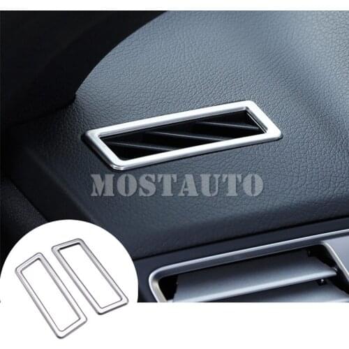 For Benz E Class Coupe W207 C207 Inner Dashboard Air Vent Outlet Cover 2009-2016 2pcs Car Accessories Interior Car Decor