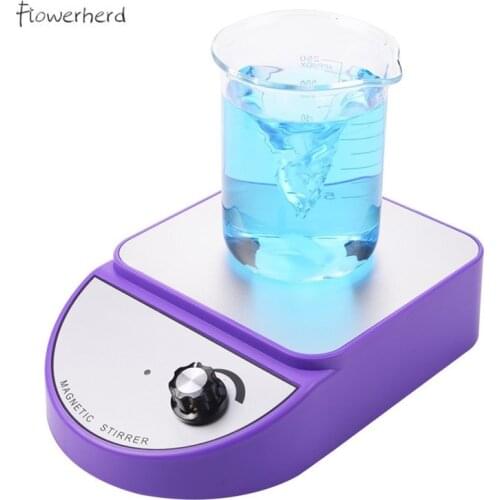 Magnetic Stirrer Adjustable Speed Fully Automatic Lab Mixer Max 3000RPM Stir Plate Max Stirring 3000 ML Stirring Bar No Heating