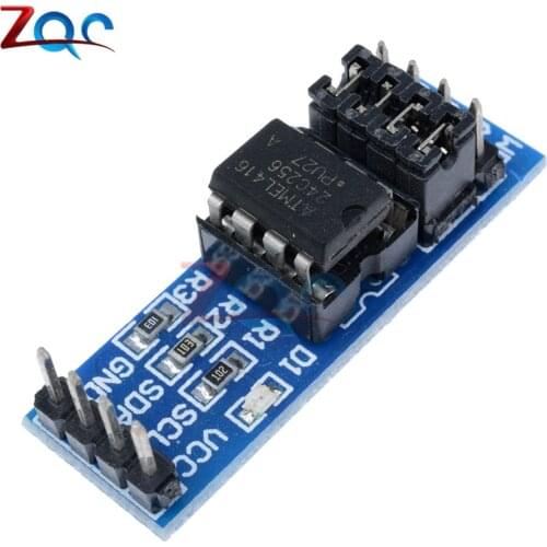 2pcs AT24C256 I2C IIC Interface EEPROM Memory Module 8P Chip Power Supply Indicator Pull Up Resistor Direct Jumper Setting