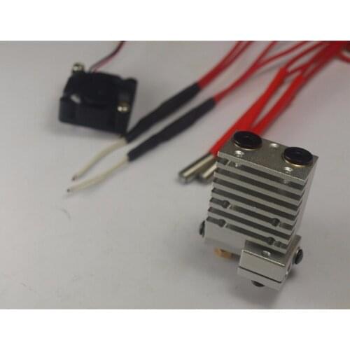 Reprap 3D printer dual nozzle kit set Reprap i3D Chimera 3D Printing Multi Extrusion HotEnd full kit 1.75 mm