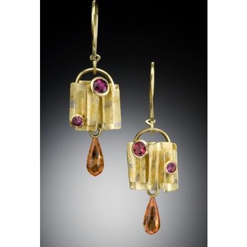 2020 NEW Trendy Gold Dangle Earrings For Women Ladies Fashion Metal Brincos Wedding Jewelry Indian Drop Earring Bijoux Mujer