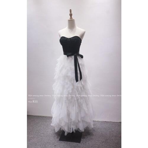 Charming Sweetheart Tulle Ruffles Prom Dresses 2021 Luxury Lace Beaded Evening Gowns Plus Size Party Gowns