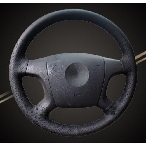 Car Braid On The Steering Wheel Cover for Old Skoda Octavia 2005-2009 Fabia 2005-2010 Auto Wheel Covers Car-styling Accessory