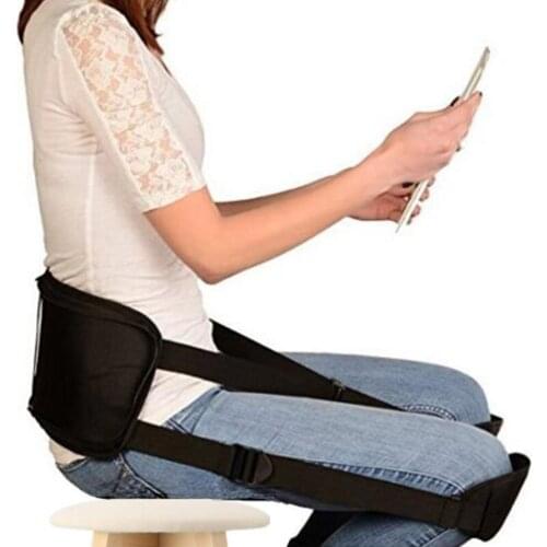 Portable posture kyphosis correction protects the waist support belt Relieve the waist dish out of gear