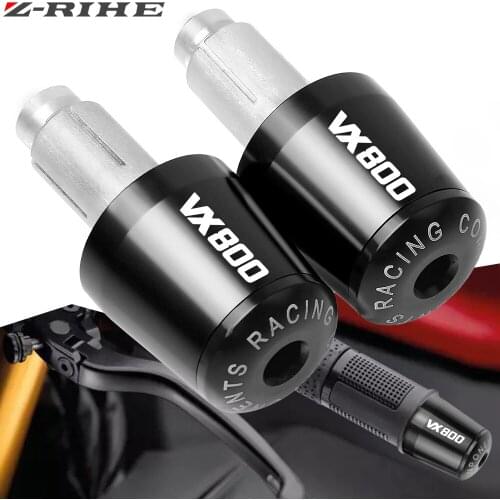 Motorcycle 7/8" Handlebar Hand Grips Handle Bar End Cap For SUZUKI VX800 (L/H/H/R/T) VS51B 1990-1996 1991 1992 1993 1994 1995