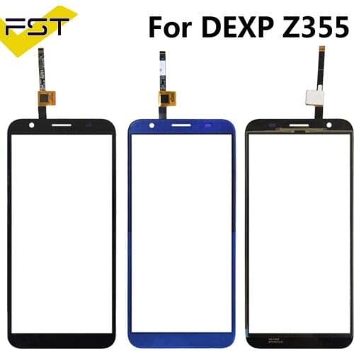 5.5''Black/Blue Touch Panel For DEXP Z355 Touch Screen Digitizer Sensor Front Outer Glass Lens Without LCD+ Tools