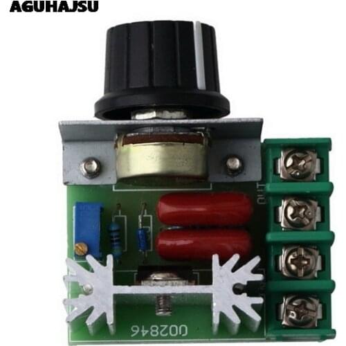 1pcs AC 220 V 2000 W SCR Voltage Regulator Dimming Dimmers Speed Thermostat Controller