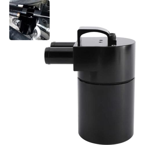 UNIVERSAL Aluminum Alloy Reservior Oil Catch Can Tank for BMW N54 335 BLACK & SILVER & Red & Blue