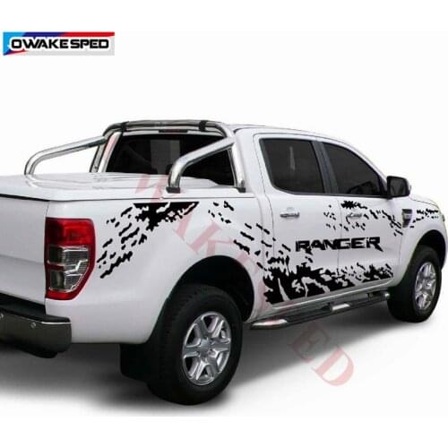 Spotted Graphics Vinyl Decal Side Door Stripes Car Body Stickers For Ford Ranger Raptor 2012-18 Pickup Auto Customized Sticker
