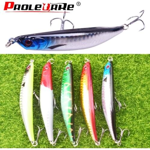 1Pcs 9cm 7.5g Wobblers Die Floating Pencil Fishing Lure Topwater Sub Surface Dying Fish Hard Bait Artificial bait lures PR-243