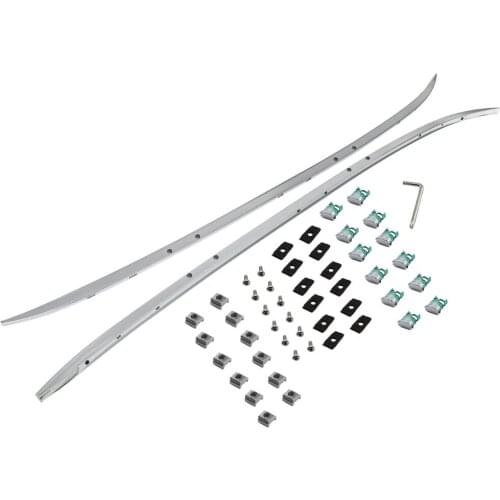 2Pcs Silver Roof Rack Rails for Mazda CX-9 CX9 2016-2021 Aluminum Luggage Improves The Accessibility & Appearance for SUV