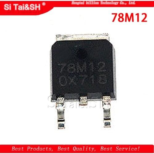 20PCS 78M12 TO-252 L78M12CDT TO252 L78M12 TO-252-2(DPAK) 12V voltage regulator new and original