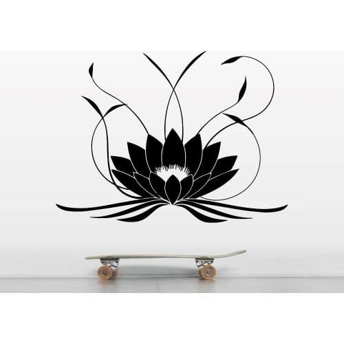 3d Mandala Lotus Wall Sticker PVC Removable Yoga Wall Decals Stickers For Bedroom Living Room Home Decoration Mural