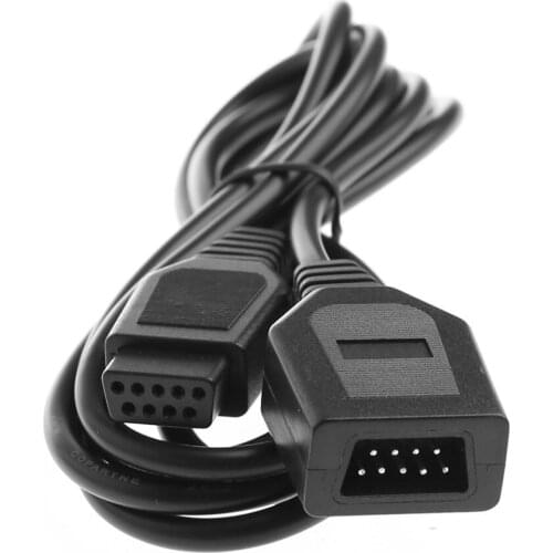 50pcs New Style 1.8M/6FT 9 Pin 9P Extension Cable Cord For Sega Mega Drive 2 Controllers Handle Grip Cable