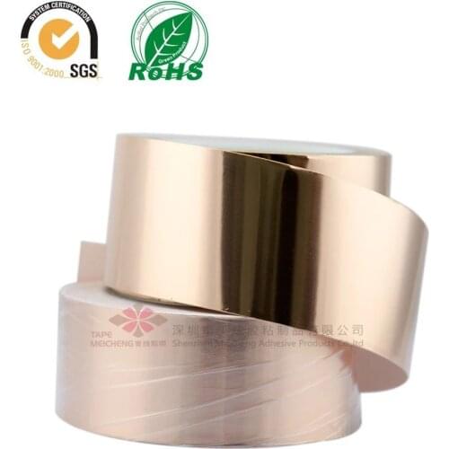 Free shipping 30M*0.06mm Single Electric Conduct Self-Adhesive Copper Foil Tape for Magnetic Radiation Electromagnetic Wave