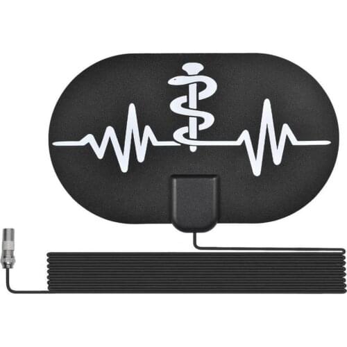 4K 25DB High Gain HD TV DTV Box Digital TV Antenna 2000 Miles Booster Active Indoor Aerial HD Flat Design Fox DVB-T2 TV Antenna