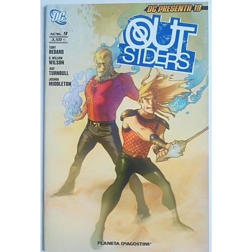 DC presents No. 18, OUT SIDERS No. 9, DC COMICS, ED. PLANETA - 2008, 1ª Spanish edition, COMIC BOOK, author KOI TURNBULL