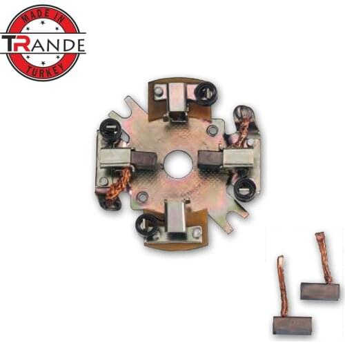 Starter Brush Holder with Carbon Brushes BSX 75 7x10x18 12 Volt Made In Turkey 1 004 336 025, 1 004 336 029, 1 004 336 055