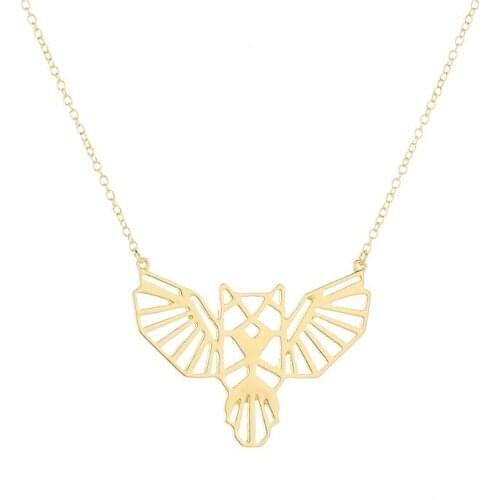 European And American Cross Border New Necklace Animal Owl Necklace Simple Choker Pendant