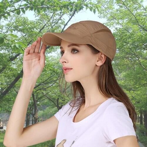 Summer Mesh Visor Hat Men Women Outdoor Quick-drying Breathable Sun Protection Female Male Sports Leisure Cap H6557