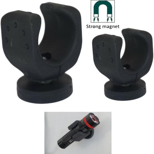 Magnetic Base Mount brackets vehicle mounts Flashlight Torch Holder for Maglite