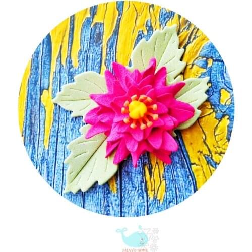 New Flowers Metal Cutting Dies Embossing Stencil for DIY Scrapbooking Photo Album Decor DIY Paper Card Making Tool