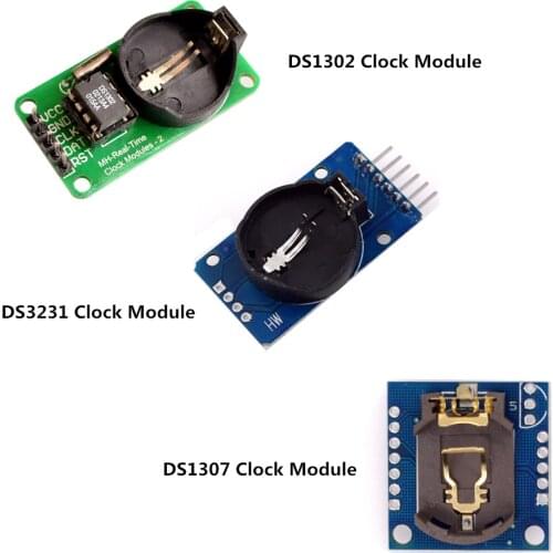 DS3231 AT24C32 IIC Module DS1302 Precision Clock Module DS1307 Memory module Mini Module Real Time 3.3V/5V