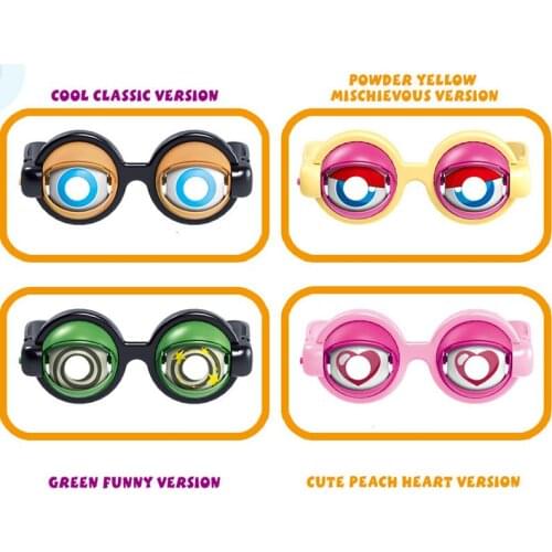 New Type Creative Plastic Glasses Funny Party Glasses Entertainment Game Novelty Toys Halloween Chrismas Gift Funny Prank