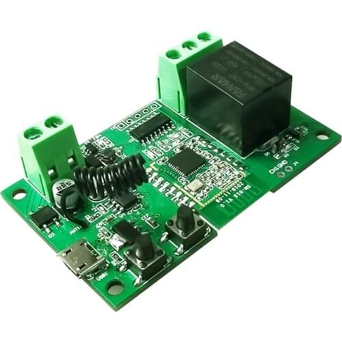 573A Tuya Smart WiFi Switch Relay Module Timer AC/DC 7-24V Wireless Remote Control Inching Self-Locking Alexa-Google Home