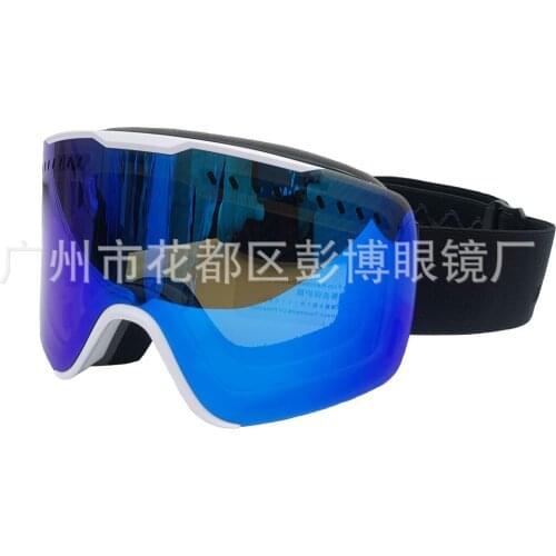 Magnet Large Cylinder Changeable Lens Ski Glasses Double Layer Anti-Fog UV Protection Goggles Anti-Blue Protection