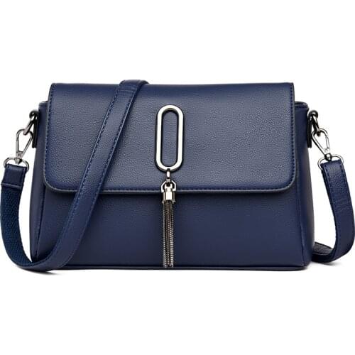 Luxury Women Messenger Bag Leather Shoulder Bags Shopper Casual Top-handle Ladies Handbag Travel Tote Crossbody Bag