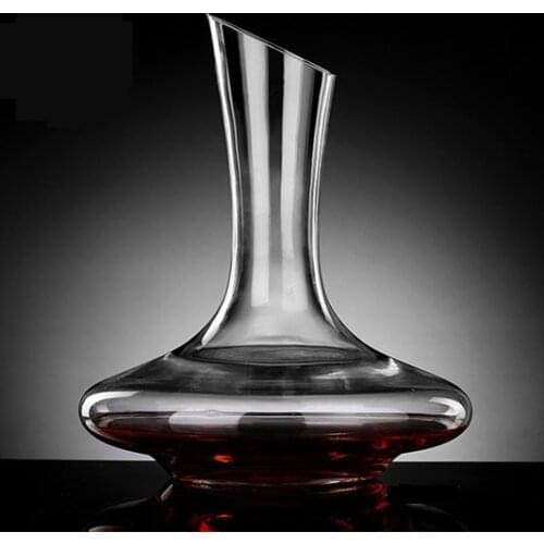Handmade 1500ML Crystal Glass Wine Decanter Aerator Decorative Drinking Flask Barware Tool Dinnerware Ornament Accessories Craft