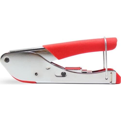 RG59/RG6 Cable TV Crimping Pliers F Head Coaxial Cable Squeezing Clamp Hand Tools Wire Stripping Cold Press Crimping Pliers