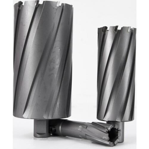 Hard Alloy Hollow Core Drill Bit Diameter 66-100mm Cutting Depth 75mm TCT Metal Core Drill Hole Saw For Magnetic Drill