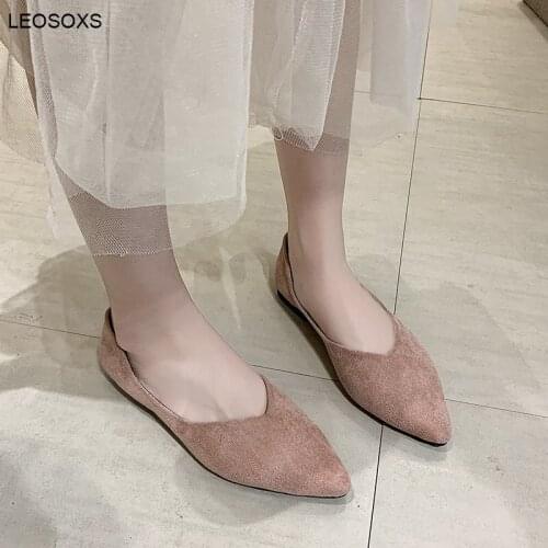 Pointed Single Shoes Womens 2021 Summer New Fashion Flat Bottom Flat Heel Shallow Mouth Lazy Womens Casual Shoes