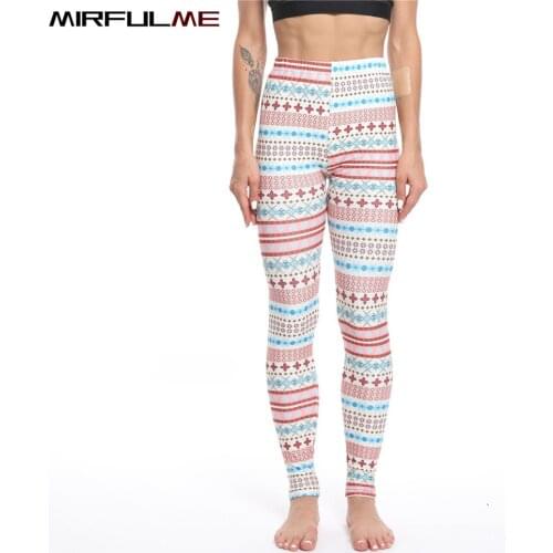 Women Leggings Stripes Printed Yoga Pants Female Sport Leggings Athletic Pant Running Trouser Gym Fitness Tights Elastic Leggins