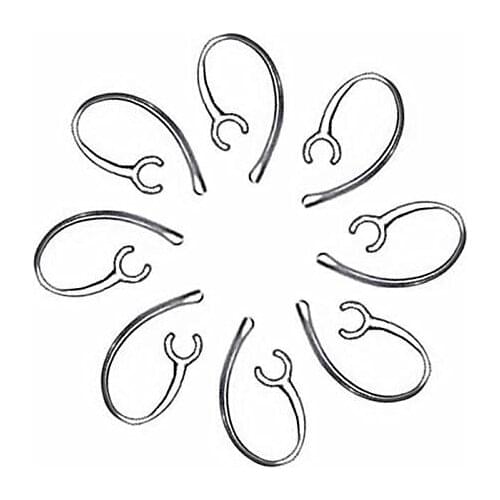 8 Replacement Ear Hook Compatible with Samsung Hm1300 Hm1900 Hm3300 Hm6000 for Bluetooth Headsets- Clear