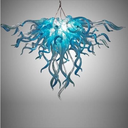 Hotel Big French Vintage Chandelier Top Design Colored New Arrival Warranty Colorful Hot Sale Hand Blown Glass Chandelier