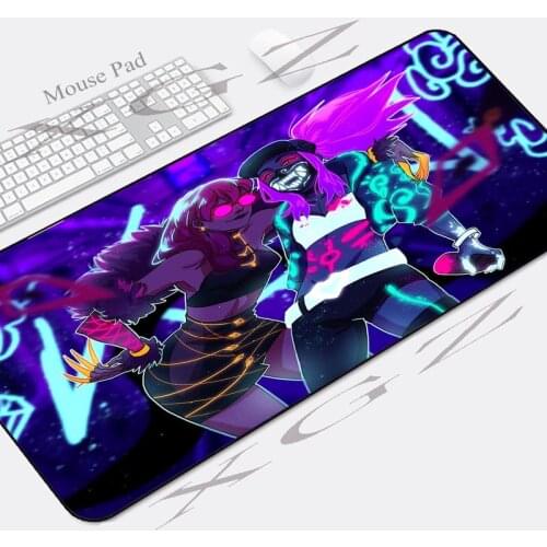 XGZ Anime Funny Sexy Girl Large Game Mouse Pad Black Lock Edge Custom Computer Rubber Slip 900x400 / 900x300