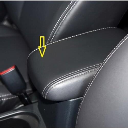 For Subaru XV 2012-2018 / Subaru Forester 2013-2019Customzied Microfibre Leather Center Armrest box Cover car interior